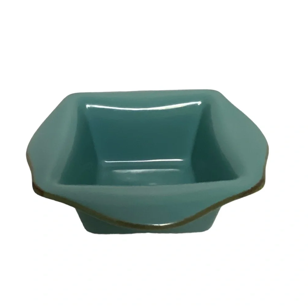 Southern Living at Home Tuscan Everyday‎ Baker Blue Teal Square 9